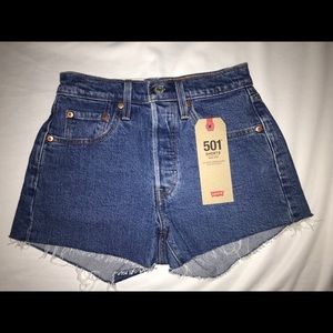 501 original high rise shorts 24